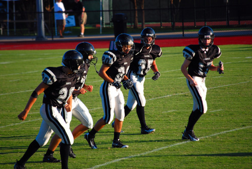 High School Football Practice