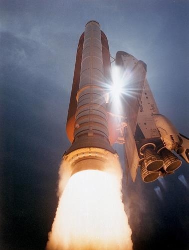 STS-43 Launch (Space Shuttle Atlantis)