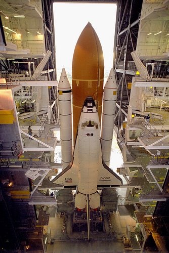 STS-67 Rollout - Endeavour