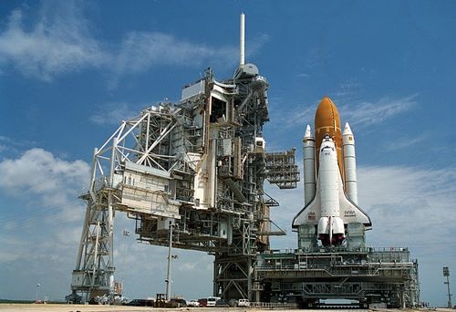 STS-70 Rollout (Discovery)