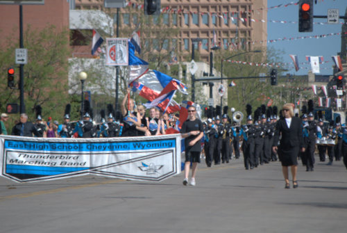 Marching Band at Cheyenne Frontier Days Parade