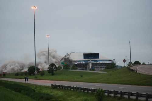 Stock Photo of the Texas Stadium Demolition