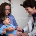 Infant Receiving an Intramuscular Immunization